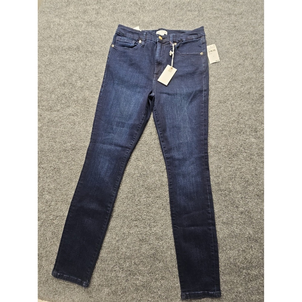 Good American Good Legs Skinny Jeans Womens 12/31 High Rise 29" Inseam Dark Wash
